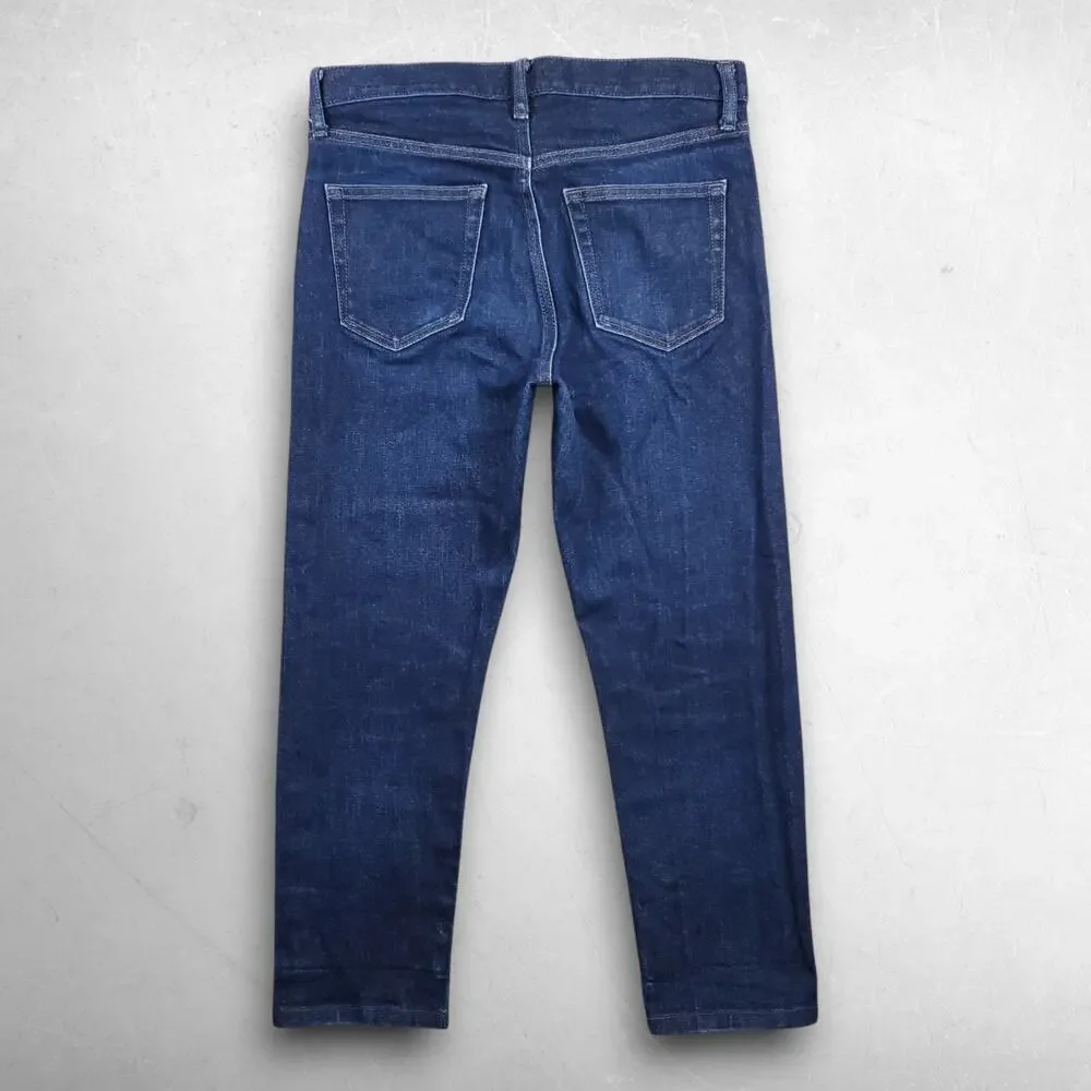 Uniqlo Selvedge Slim Straight Jeans Men 30 Blue 23.5